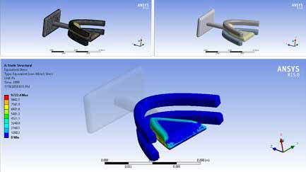 . FEM analysis with conventional pacifier up to six months