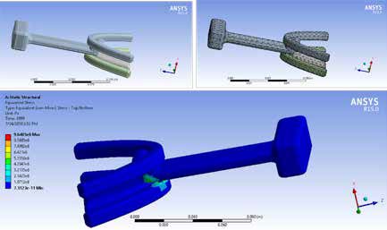 . FEM analysis of Orthodontic Pacifier from 6 to 12 months