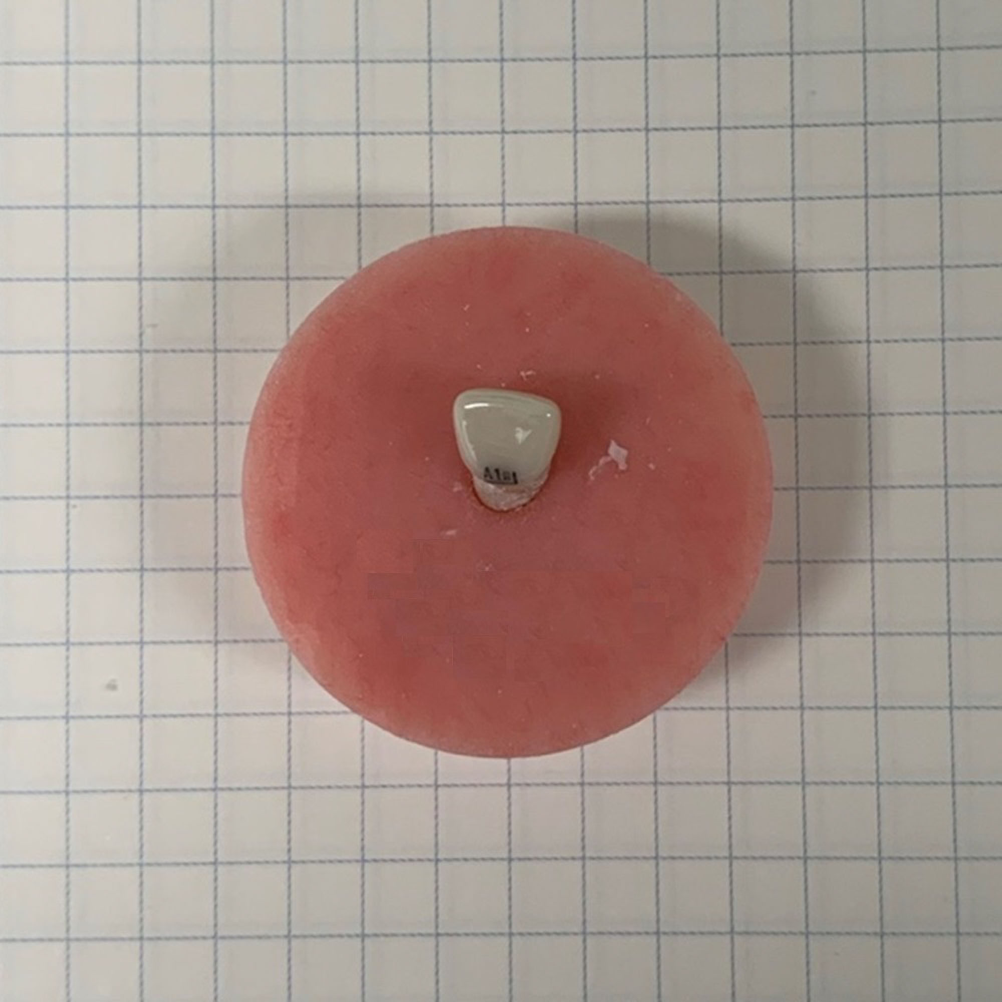 A completed experimental specimen.