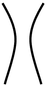 O type: open contact with no contact between primary molars